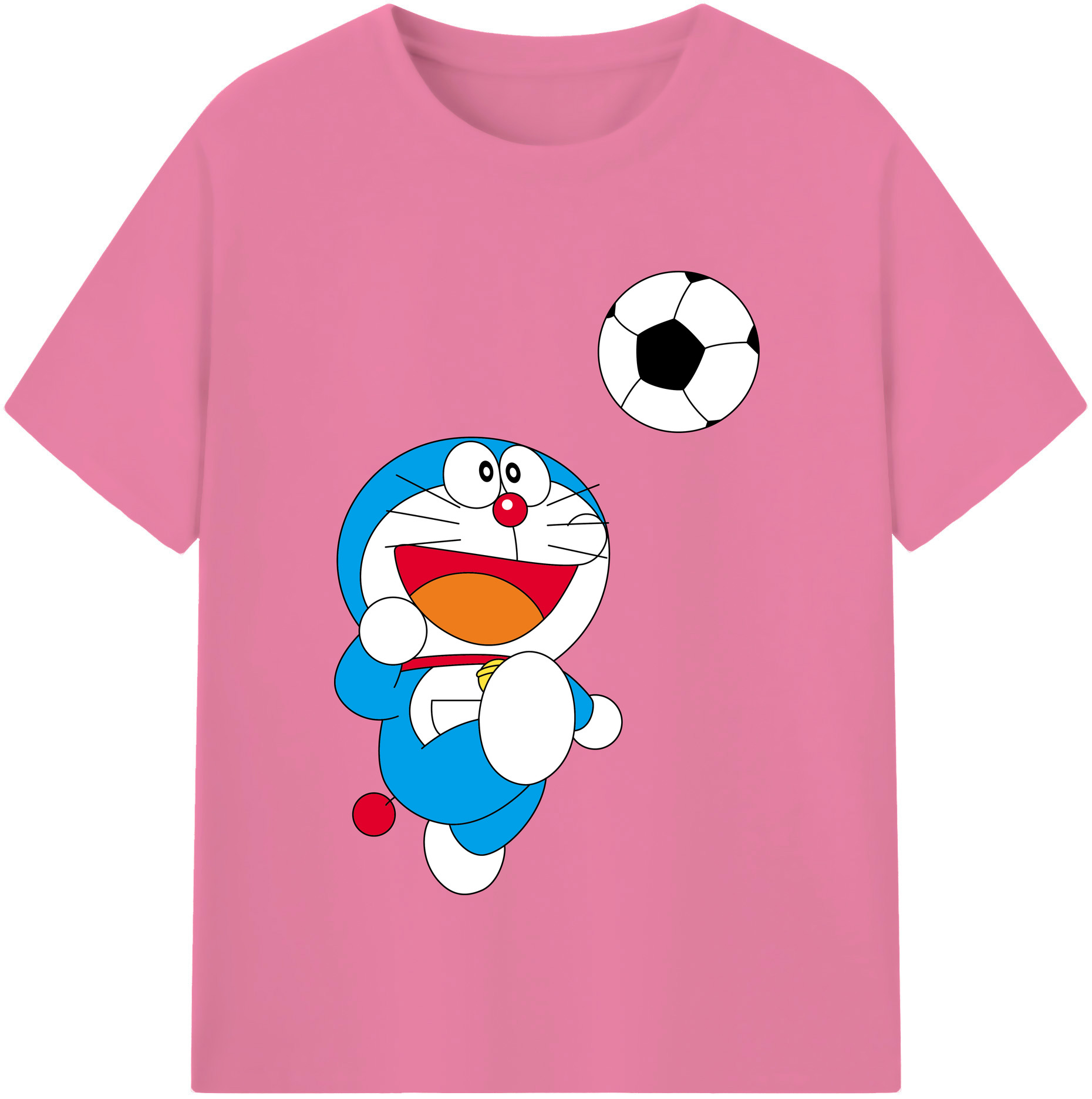 （画像用） ドラえもん Doraemon 綿100％半袖Tシャツ（フロントプリント）